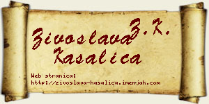 Živoslava Kasalica vizit kartica